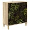 vidaXL Sideboard ELBURG Sonoma 69 x 33 x 75 cm Holzwerkstoff