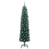 vidaXL K&uuml;nstlicher Weihnachtsbaum mit 300 LEDs mit St&auml;nder Gr&uuml;n 210 cm