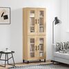 vidaXL Highboard Sonoma-Eiche 69,5x34x180 cm Holzwerkstoff