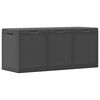 vidaXL Garten-Aufbewahrungsbox 270 L Schwarz PP Rattan