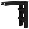 vidaXL Wand Bar Tisch 102 x 45 x 103,5 cm Holzwerkstoff