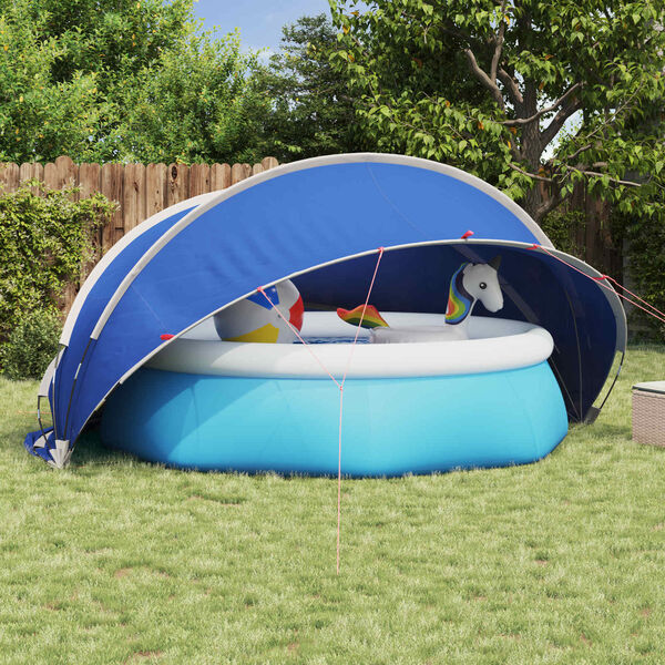 vidaXL Pool-Dome Gr&uuml;n 405 x 405 x 192 cm