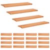 vidaXL Treppenstufen 20 stk. 120 x 30 x 2 cm Lack Massivholz Buche