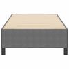 vidaXL Boxspringbett Hellgrau 90 x 200 cm Cordstoff