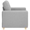 vidaXL Sofa-Sessel Wolkengrau 100x78x80 cm Stoff