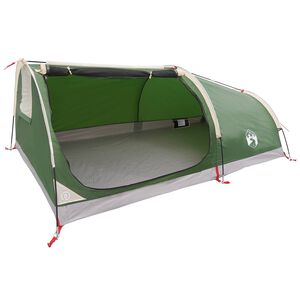 vidaXL Wasserabweisendes Wandern-Zelt 1 Personen 1-Person Gr&uuml;n