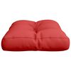 vidaXL Palettenkissen Rot 60x40x12 cm Stoff