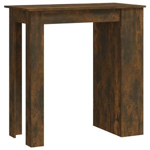 vidaXL Bartisch mit Regal R&auml;uchereiche 102x50x103,5cm Holzwerkstoff