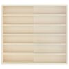 vidaXL Wanddisplay-Case mit Regal Beige 60 x 8,5 x 54 cm Sperrholz