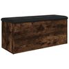 vidaXL Sitzbank mit Stauraum R&auml;uchereiche 102x42x45 cm Holzwerkstoff