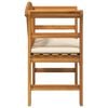 vidaXL Rosenbank Natur 68,5 x 46 x 82,5 cm Massivholz Akazie