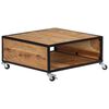 vidaXL Couchtisch 70x70x32 cm Massivholz Akazie