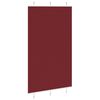 vidaXL Plissee Bordeauxrot 120x200 cm Stoffbreite 119,4 cm Polyester