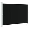 vidaXL Seitenmarkise Ausziehbar 200x314 cm Schwarz