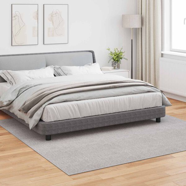 vidaXL Bereichsteppiche LUGO Creme und Grau 240 x 240 cm Polyester