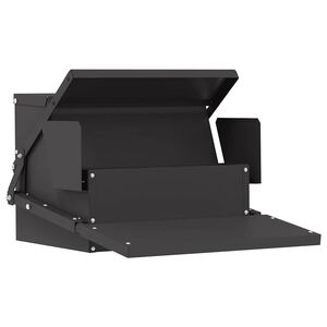 vidaXL H&uuml;hnertretfeeder Schwarz 50 x 40 x 29 cm 2 kg