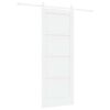 vidaXL Schiebet&uuml;r ORKDAL 78 x 202 cm Holzwerkstoff Wei&szlig;
