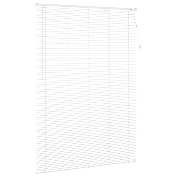 vidaXL Venetianer Jalousie Verstellbar Wei&szlig; 213 x 150 cm PVC