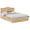 vidaXL Aufbewahrungsbett Sonoma-Eiche 140 x 190 cm Holzwerkstoff