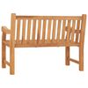 vidaXL Gartenbank 114 cm Massivholz Teak