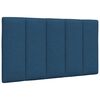 vidaXL Bett mit Matratze "Hanko" Blau 90x200 cm Stoff