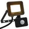 vidaXL LED-Fluter mit Sensor 10W Warmwei&szlig;