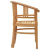 vidaXL 5-tlg. Garten-Essgruppe Massivholz Teak