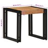 vidaXL Couchtisch Braun 40 x 40 x 38 cm Massivholz Akazie