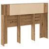 vidaXL Kopfteilschrank Artisan-Eiche 140x18,5x102,5 cm Holzwerkstoff