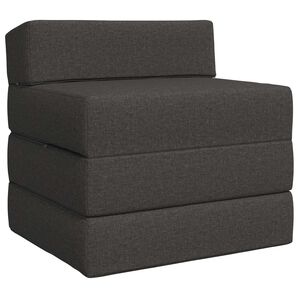 vidaXL Klappsofa Bett Dunkelgrau 200 x 70 x 15 cm Stoff