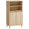 vidaXL Highboard Sonoma-Eiche 60x36x110 cm Holzwerkstoff
