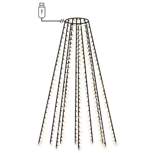 Weihnachtsbaum-Lichternetz mit 150 LEDs 150 cm