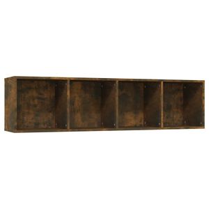 vidaXL B&uuml;cherschrank/TV-Schrank R&auml;uchereiche 143x30x36cm Holzwerkstoff