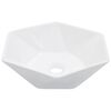 vidaXL Waschbecken 41 x 36,5 x 12 cm Keramik Wei&szlig;