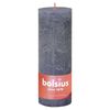 Bolsius Rustikale Stumpenkerzen Shine 4 Stk. 190x68 mm D&auml;mmerungsblau