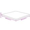 vidaXL Tischplatte Quadratisch 80x80x1,5 cm Eichenholz Unbehandelt