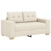 vidaXL Loveseat-Sofa Leinen 120 cm