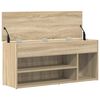 vidaXL Schuhbank Sonoma-Eiche 102x30,5x45 cm Holzwerkstoff