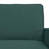 vidaXL Sofa 2 pcs Dunkelgr&uuml;n