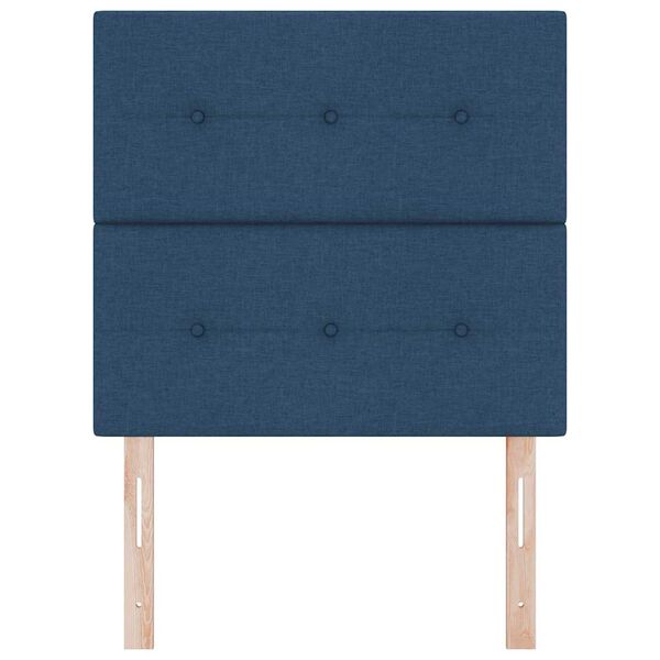 vidaXL Kopfteil mit Kopfteil Blau 100 cm Kunstleder