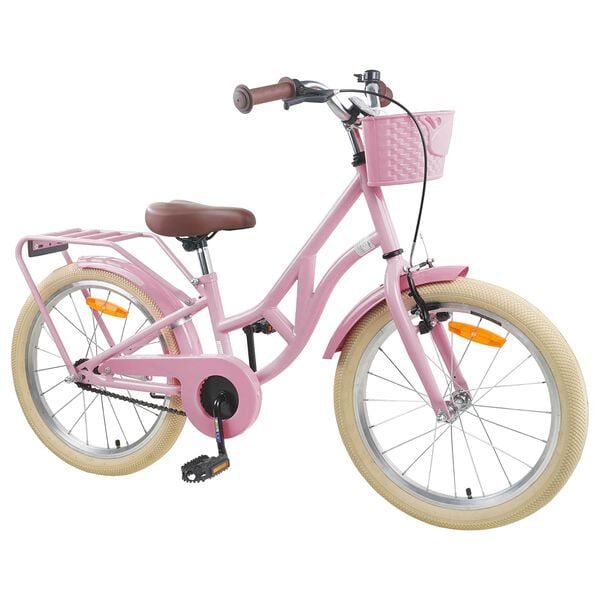 vidaXL Kinderfahrrad 20 Zoll f&uuml;r 6-11 Jahre alt Hellrosa