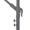 vidaXL Ampelschirm mit Aluminium-Mast 300 cm Taupe