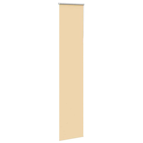 vidaXL Verdunkelungsrollo Beige 45x230cm Stoffbreite 40,7 cm Polyester