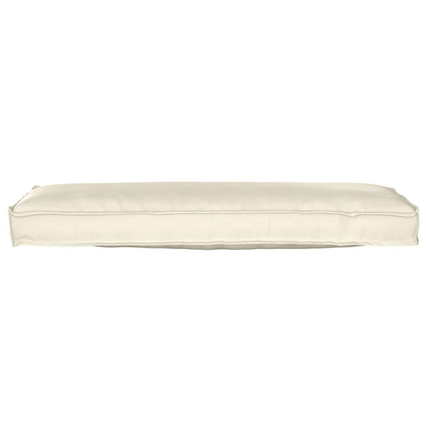 vidaXL Kissen Creme 120 x 40 x 8 cm Oxford-Stoff