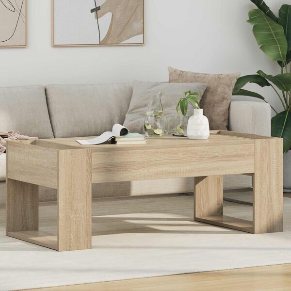 vidaXL Couchtisch Sonoma-Eiche 110 x 50 x 41 cm Holzwerkstoff