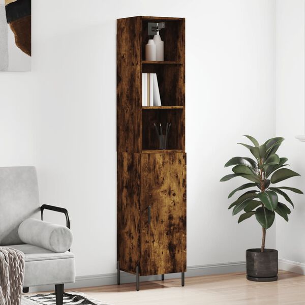vidaXL Highboard R&auml;uchereiche 34,5x34x180 cm Holzwerkstoff