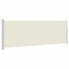 vidaXL Ausziehbare Seitenmarkise 160x514 cm Creme