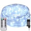 vidaXL Lichtseil mit 120 LEDs Kaltwei&szlig; 5 m PVC