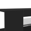 vidaXL TV-Schrank mit LED-Leuchten Schwarz 90x39x30cm