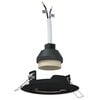 vidaXL Spotlight 6 stk. Schwarz 9 x 9 x 2,5 cm Metall